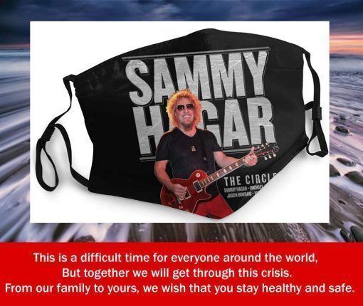 Sammy Hagar Summer Tour 2019 Filter Face Mask