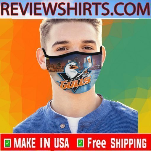 San Diego Gulls Face Masks Breathable - Washable and Reusable
