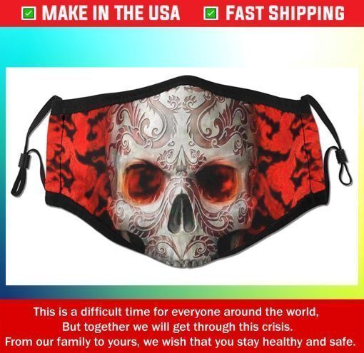 Skull Head Ourdoor Pollution Protection Covers Face Mask