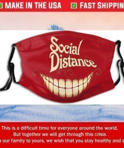 Social Distance Cotton Face Mask