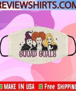 Squad Goal Three Witches Pocus Cotton 2020 Face Mask