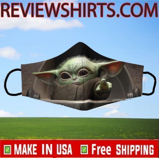 I Love Baby Yoda Star wars the child baby yoda Face Mask