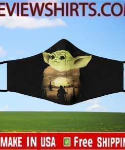 Star wars the mandalorian baby yoda face mask - Limited Edition