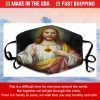 The Sacred Heart Of Jesus Christ Cotton Face Mask