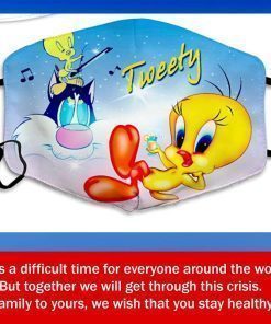 Tweety Bird Filter Face Mask