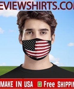 Filter Face Mask USA Flag 2021