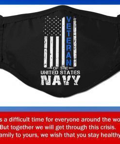 Us Navy Veteran Filter Face Mask