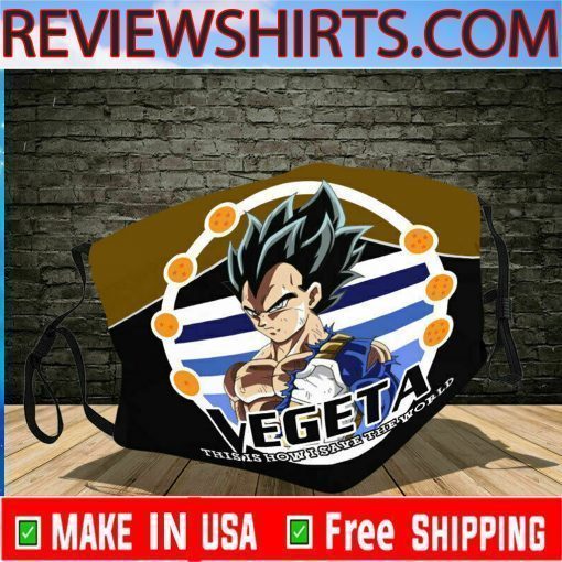 Vegeta Dragon Ball Z TPL13 Cloth Face Mask