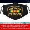 Vietnam Veteran Filter Face Mask