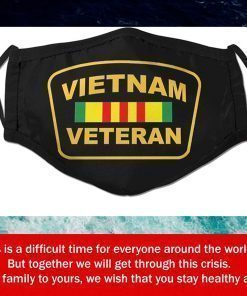 Vietnam Veteran Filter Face Mask