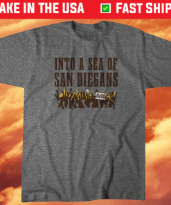 Into a Sea of San Diegans San Diego Baseball Shirt