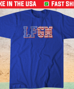 LFGM USA Flag New York Baseball Shirt