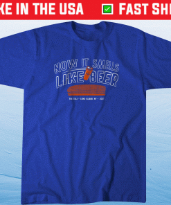 Now It Smells Like Beer Long Island Hockey Shirt