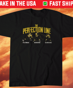 Pastrnak Bergeron and Marchand Perfection Line Shirt