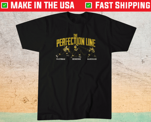 Pastrnak Bergeron and Marchand Perfection Line Shirt