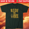 Ride The Wave Surf Oakland Oakland Baseball Shirt