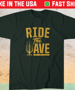 Ride The Wave Surf Oakland Oakland Baseball Shirt