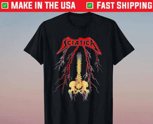 Sciatica Skeleton Metal Shirt