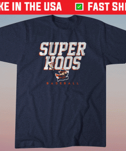 Super Hoos CavMan Baseball Shirt