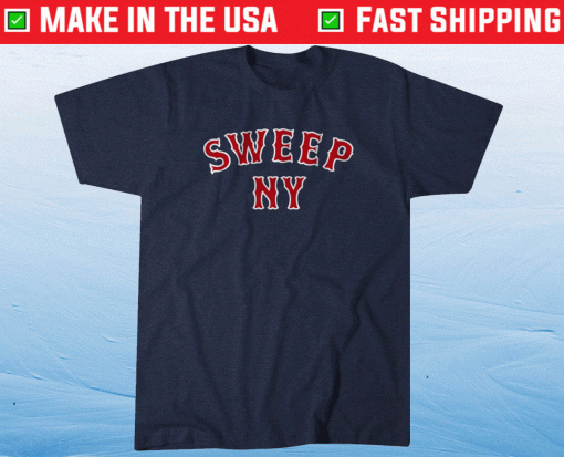 Sweep NY Boston Baseball Shirt