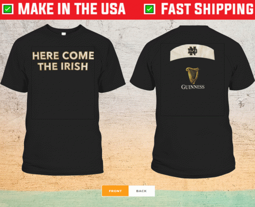 University of Notre Dame Guinness Here Come The Irish Shirt