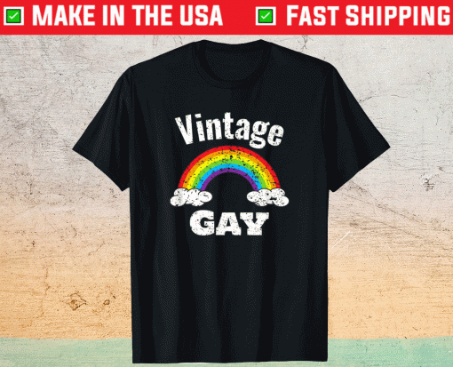Vintage Gay LGBT Gay Pride Month Funny LGBTQ Shirt