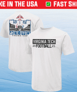 White Virginia Tech Hokies Military Appreciation White Effect Shirt