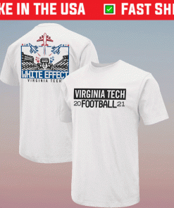 White Virginia Tech Hokies Military Appreciation White Effect Shirt
