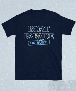 Boat Parade or Bust Tampa Bay Baseball Shirt