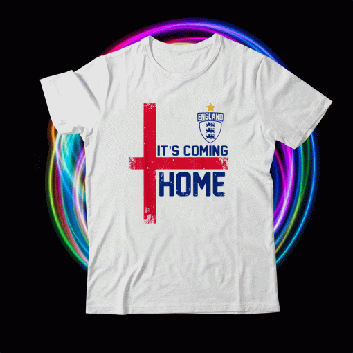 It's Coming Home England Football Soccer Jersey Style Retro Shirt