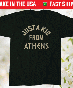 Just A Kid From Athens Milwaukee Hoops Shirt