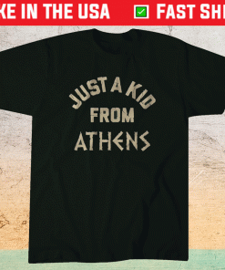 Just A Kid From Athens Milwaukee Hoops Shirt
