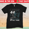 Lewis 44 The Greatest Of All Time Shirt