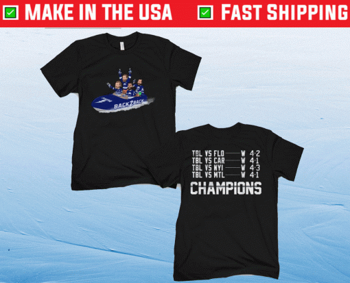 Tampa Bay Back 2 Back Boat Shirt