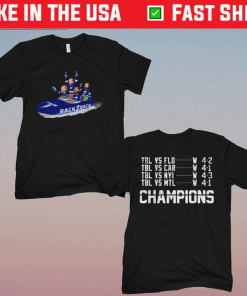 Tampa Bay Back 2 Back Boat Shirt