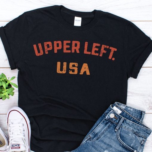 Upper left USA shirt