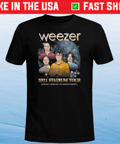Weezer Agoraphobic Tour 2021 Shirt