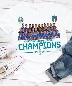 Italia Champions Euro 2020 Shirt Italia National Team T-Shirt Italia EURO 2020 Shirt