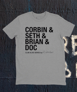 Corbin and seth and brian and doc club alias series shirt