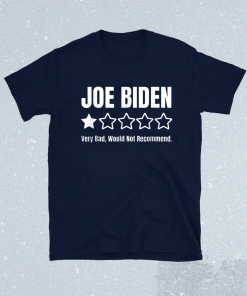 Funny Republicans Voter Anti Joe Biden One Star Rating Shirt