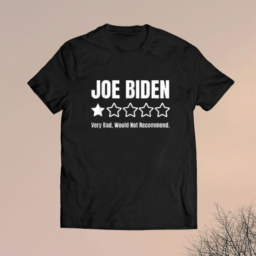 Funny Republicans Voter Anti Joe Biden One Star Rating Shirt