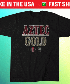 San Diego State Gold Medal U Aztec Gold Shirt