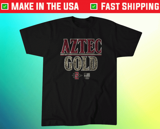 San Diego State Gold Medal U Aztec Gold Shirt