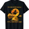 Witch Riding Brooms On A Dark Desert Highways Halloween Shirt
