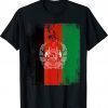 Vintage Afghanistan Afghan Flag Afghanistan Support Shirt