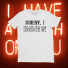 Sorry I-DGAF Funny Hidden Message Guitar Chords Lover Shirt