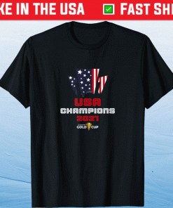 Flag USA Champions 2021 Gold Cup Concacaf Shirt