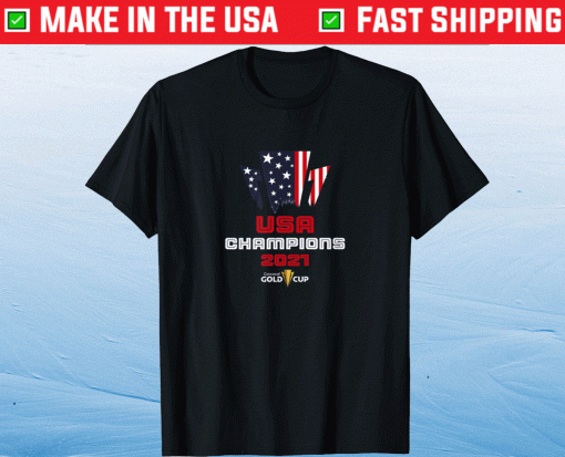 Flag USA Champions 2021 Gold Cup Concacaf Shirt
