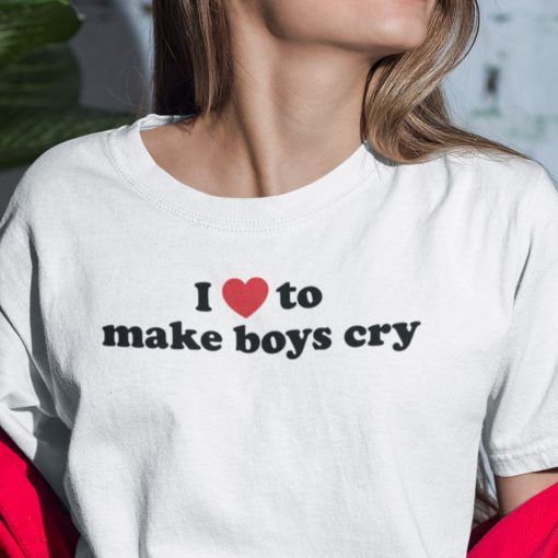 Official I Love To Make Boys Cry 2021 TShirt