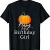 Classic Poppy Of The Birthday Girl Pumpkin Halloween T-Shirt